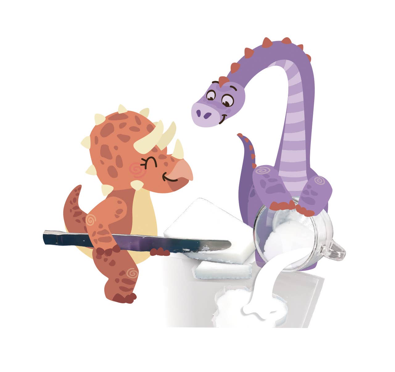 Dinosaur figurine soap mold or decoration