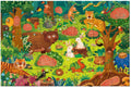 Completed Forest Detective jigsaw puzzle with forest animals