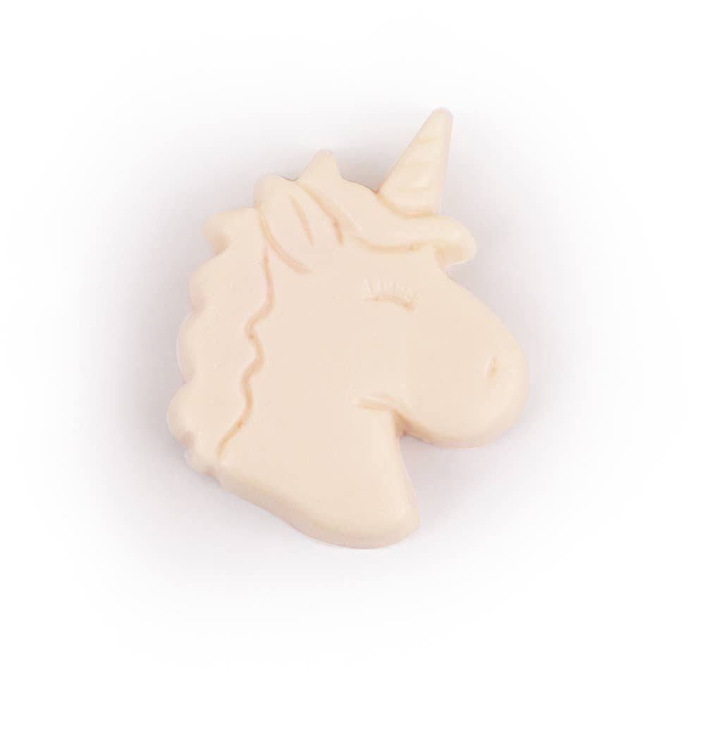 Unicorn-shaped soap from unicorn soap kit
