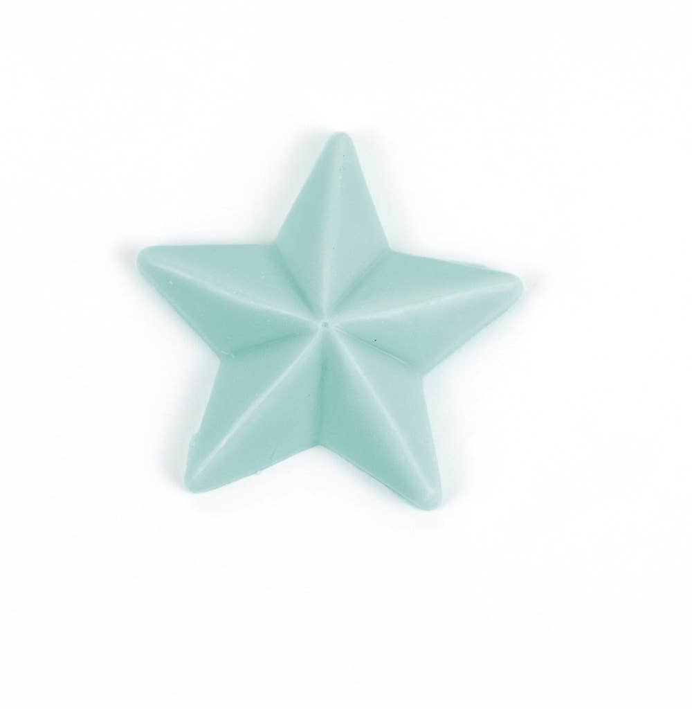 Star-shaped soap from unicorn soap kit