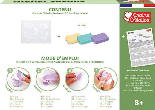 Dino Soap Workshop kit contents overview