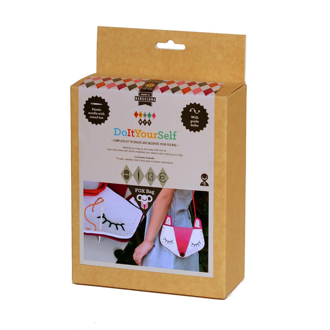 Bag Making Kit: Fox packaging box