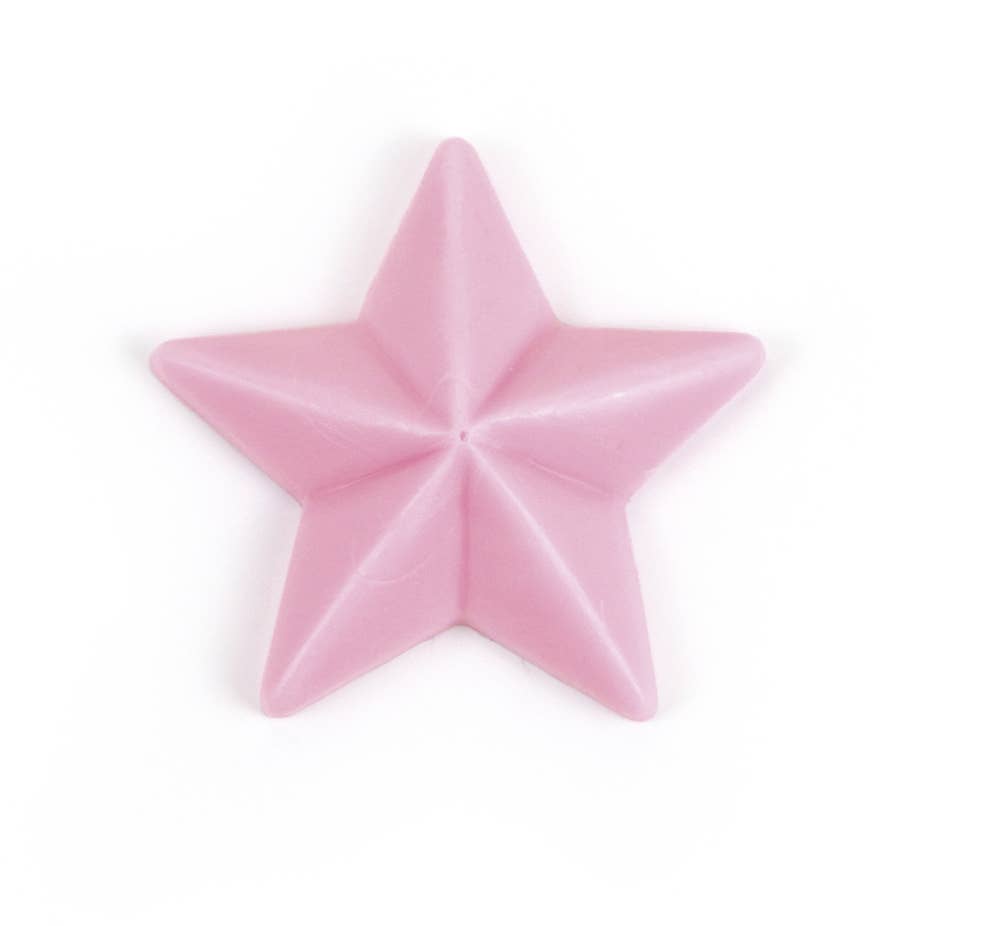 Star-shaped soap from unicorn soap kit