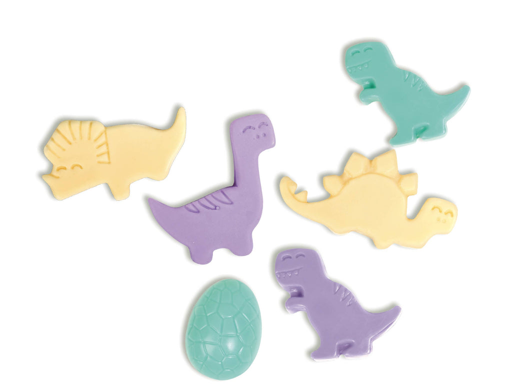 Dinosaur soap kit finished soaps: dinosaurs and eggs