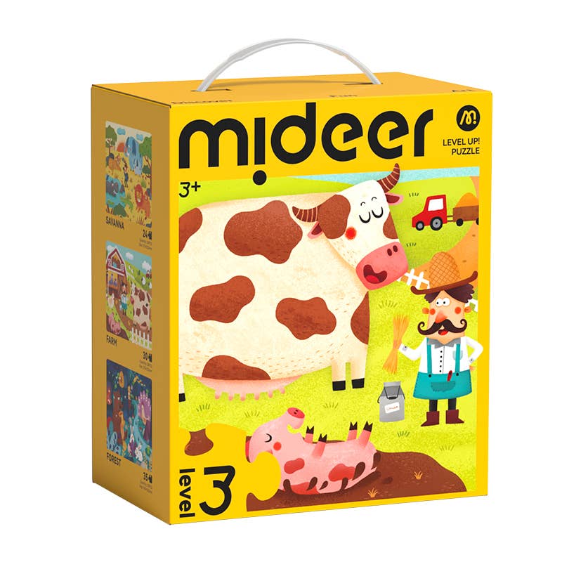 Mideer Progressive Puzzle Set Level 3 Life box
