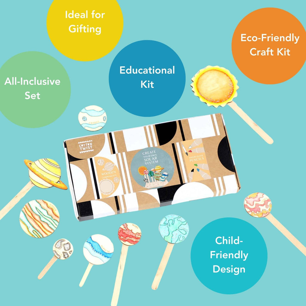 Solar System craft kit feature highlights