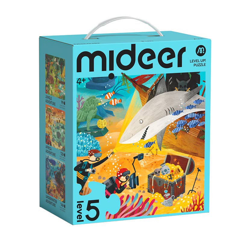 Mideer Progressive Puzzle Set Level 5 Adventurers box