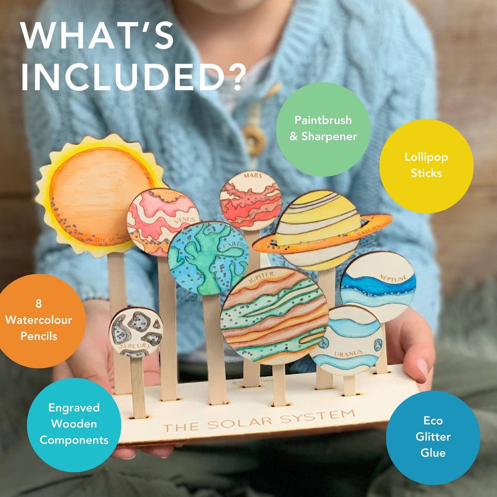 Solar System craft kit contents overview