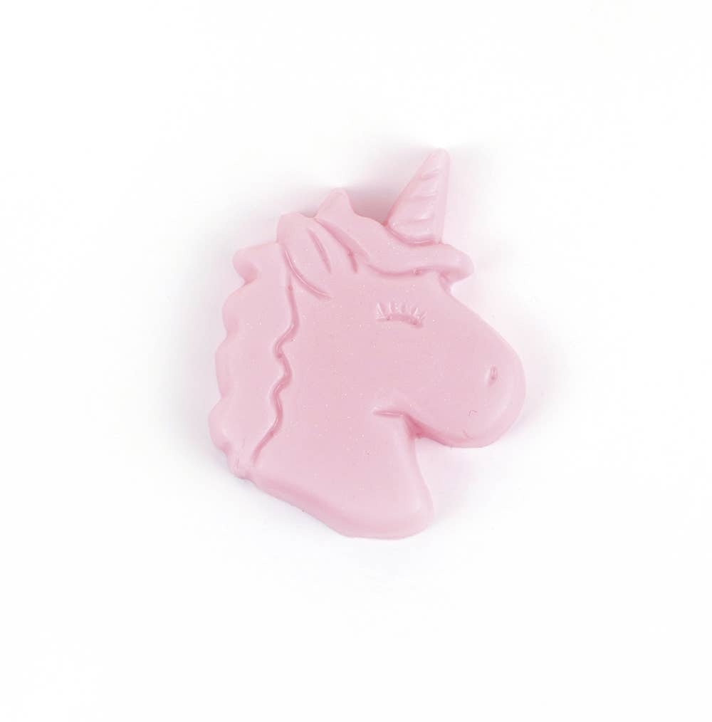 Unicorn-shaped soap from unicorn soap kit